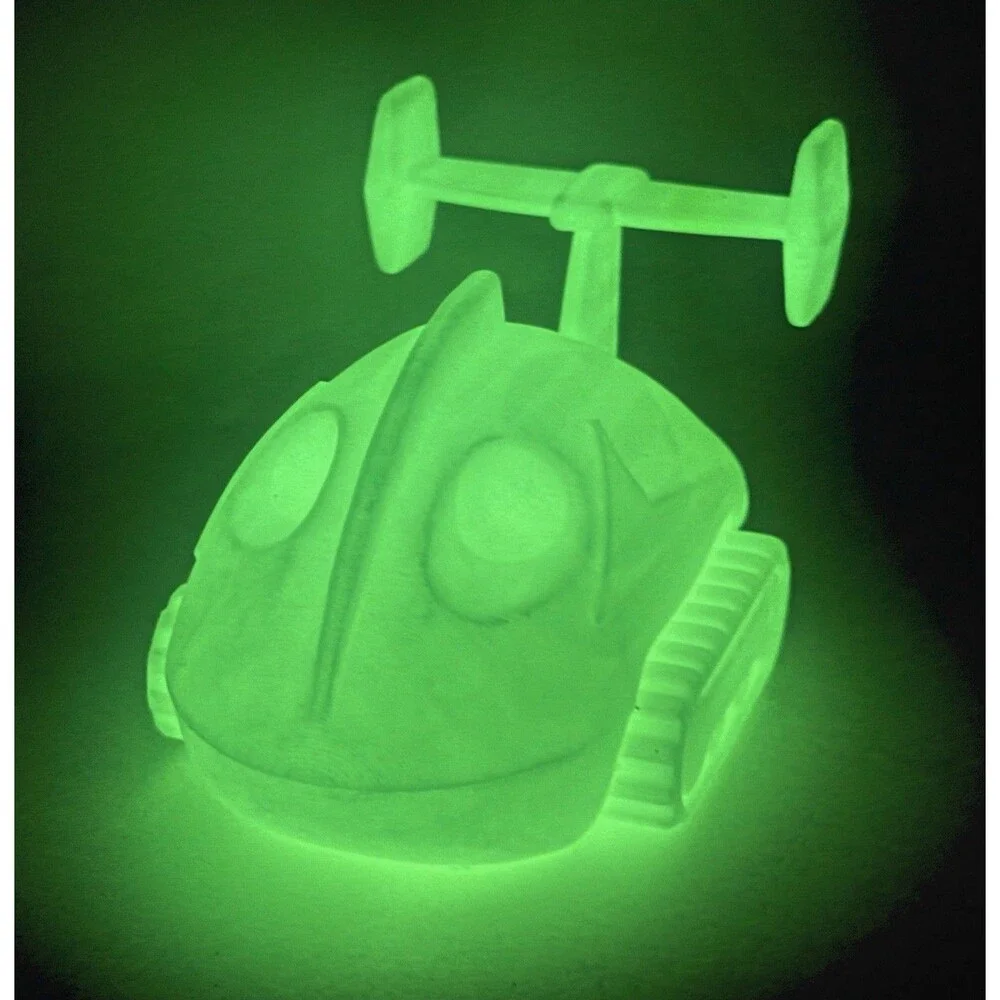 Battle Of The Planets Glow-In-The-Dark Toy Lot Of Five